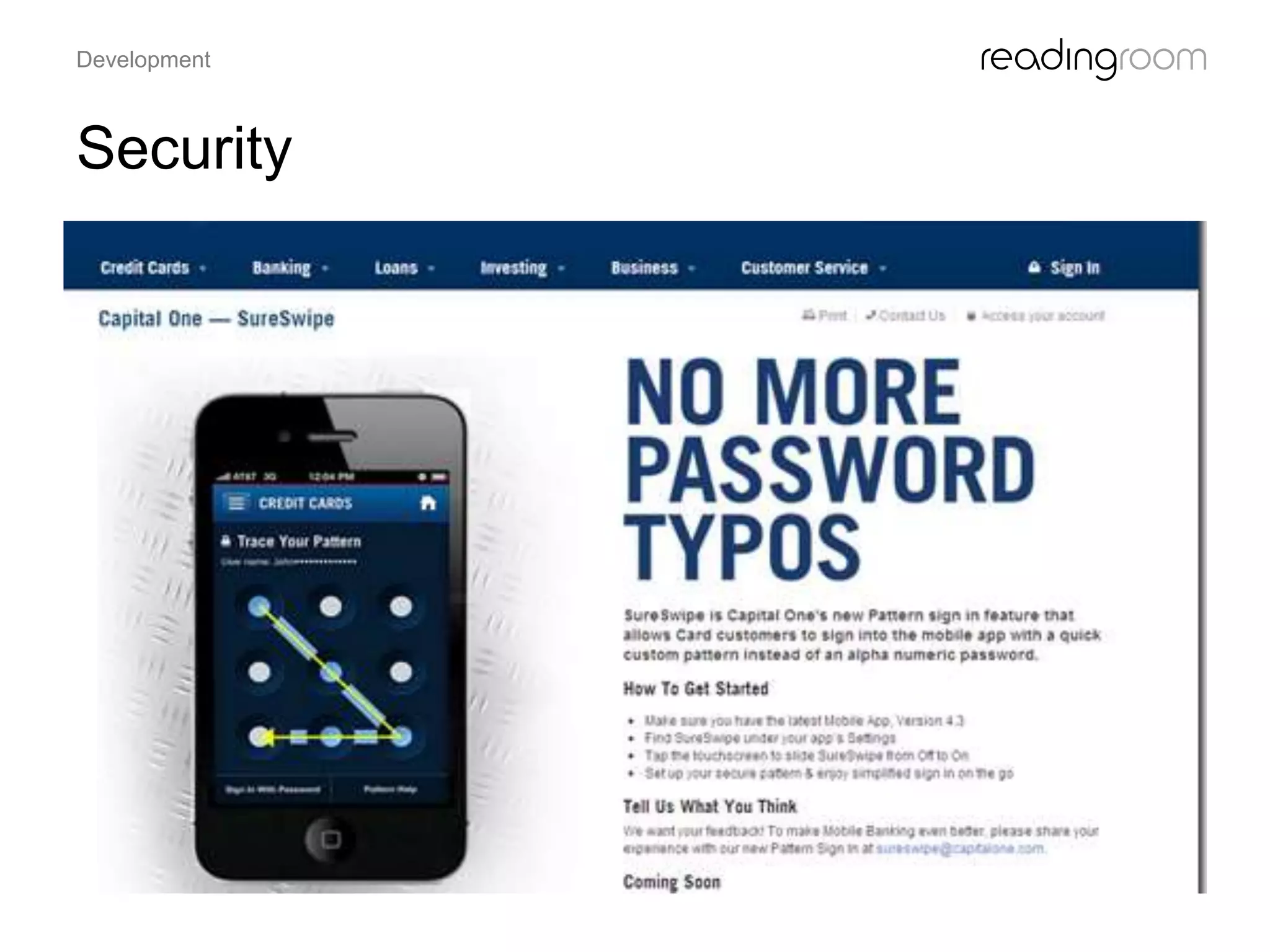 Security
Development
 