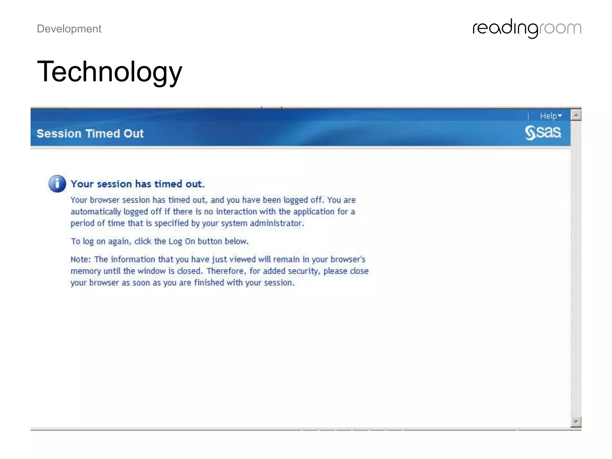 Technology
Development
 