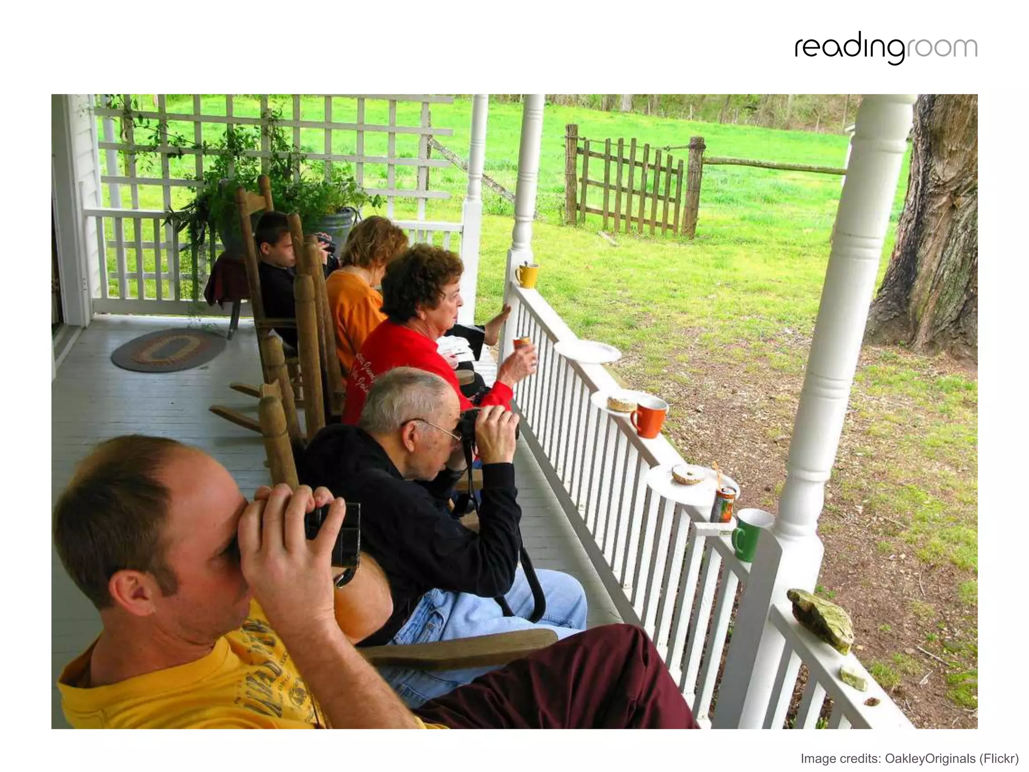 We observe them
Image credits: OakleyOriginals (Flickr)
 