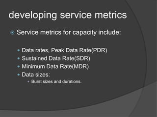 Developing service metrics | PPTX