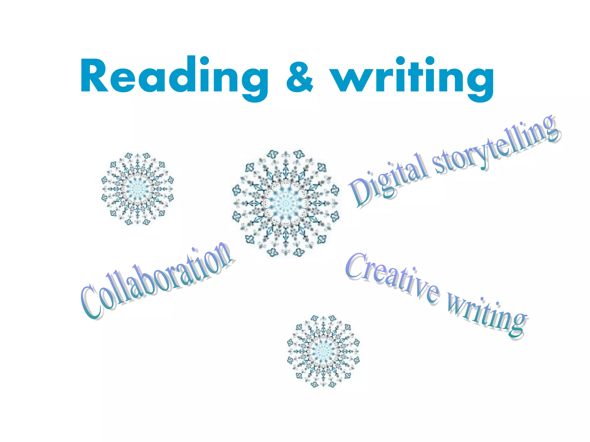 Reading & writing
 
