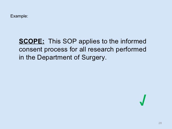 Developing Effective Standard Operating Procedures