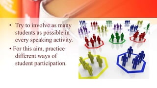 Developing speaking skill | PPTX