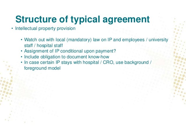 Background Intellectual Property Clause Background Intellectual Property Clause