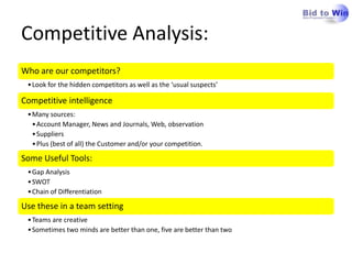 Competitive Analysis: