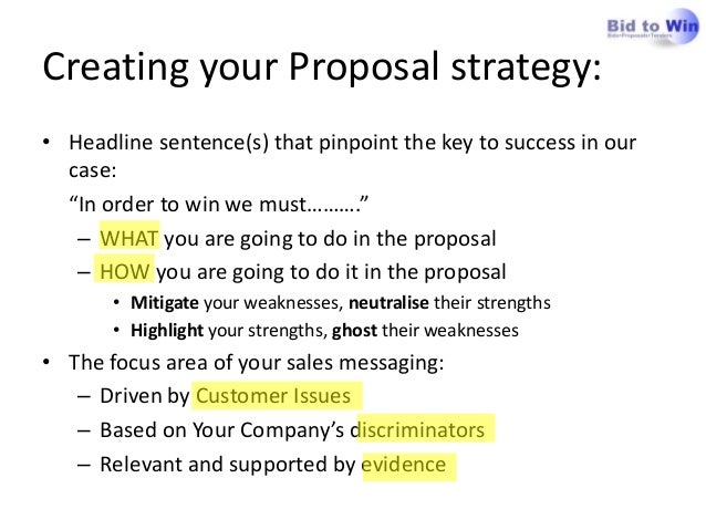 strategy proposal