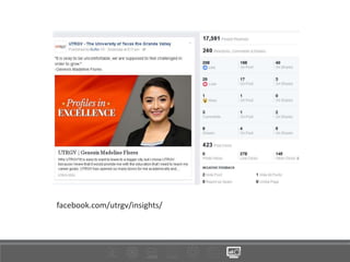 facebook.com/utrgv/insights/
 