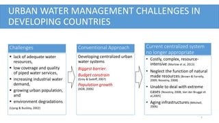 Developing Sustainable Urban Water Management Framework for Kabupaten ...