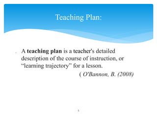 lecture 2 Developing Teaching Plan. pptx | PPTX