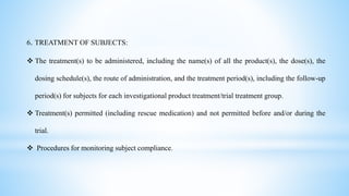 DEVELOPING THE CLINICAL TRIAL PROTOCOL | PPT | PPTX