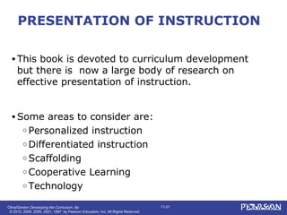 Developing the curriculum chapter 11 | PPT