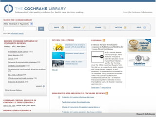 Research Skills Course
 