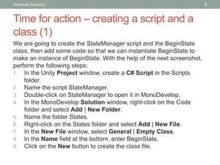 Developing the State Machine with code c# for application and game ...