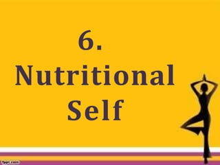 6.
Nutritional
Self
 