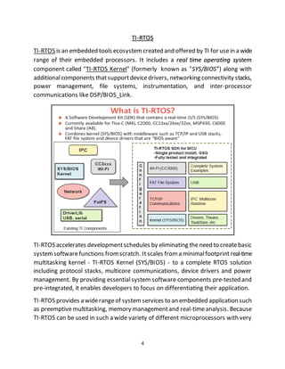Developing TI RTOS Applications and BLE Profiles | PDF