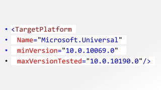 Developing windows 10 universal apps | PPTX