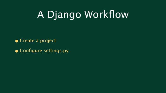 Developing With Django | PPT
