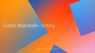 © 2019, Amazon Web Services, Inc. or its affiliates. All rights reserved.
 