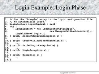 Login Example: Login Phase 