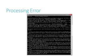 Processing Error
 