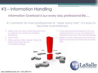 Use professional titles rather than informal names