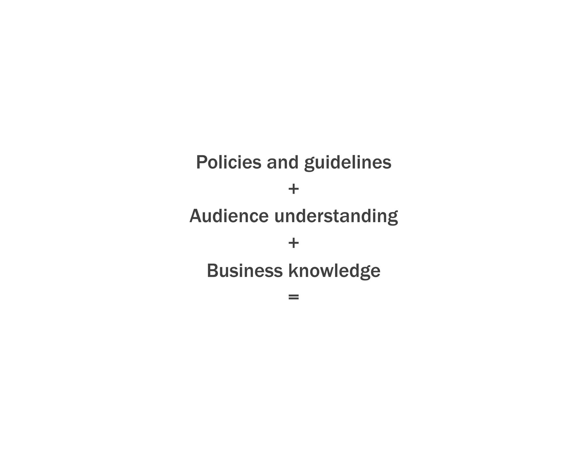 What about you?
Let’s discuss the elements of your ecosystem
 