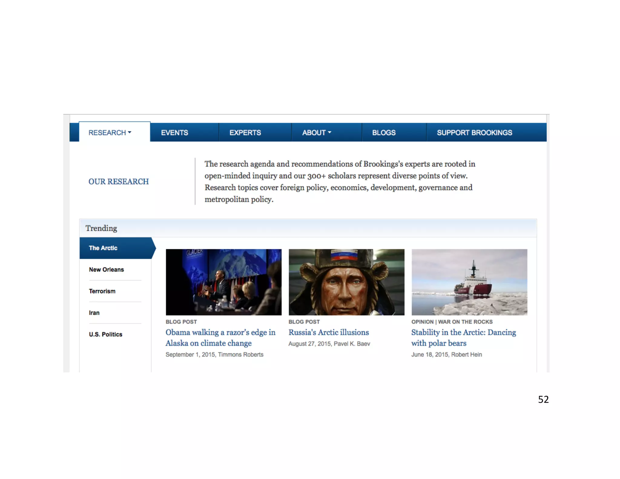 52	
  
Desktop Experience Mobile Experience
 