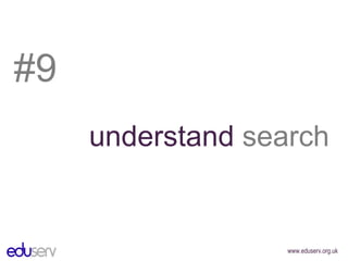 #9 understand  search 