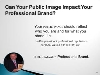 Developing your professional brand | PPT