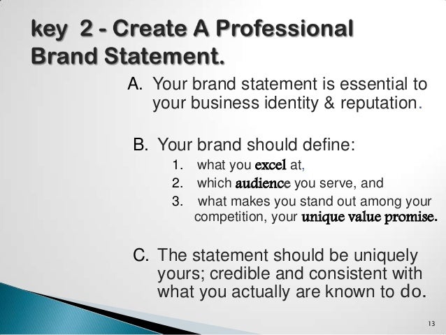 professional branding