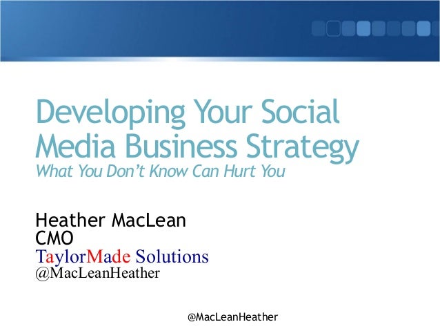 Implementing A Small Business Social Media Strategy