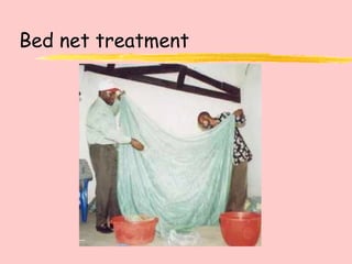 Bed net treatment 