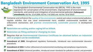 Environment-Policy & Practice in Bangladesh | PPTX