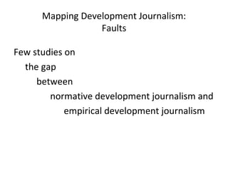 Development Journalism Module Development Journalism Talk At Uplb | PPT