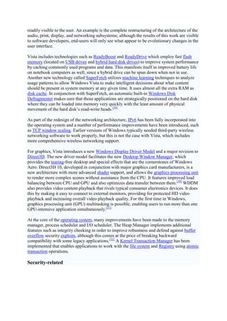 Development Main article: Development of Windows Vista The Windows ...
