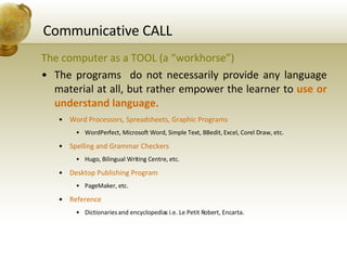 Development Of Call | PPT