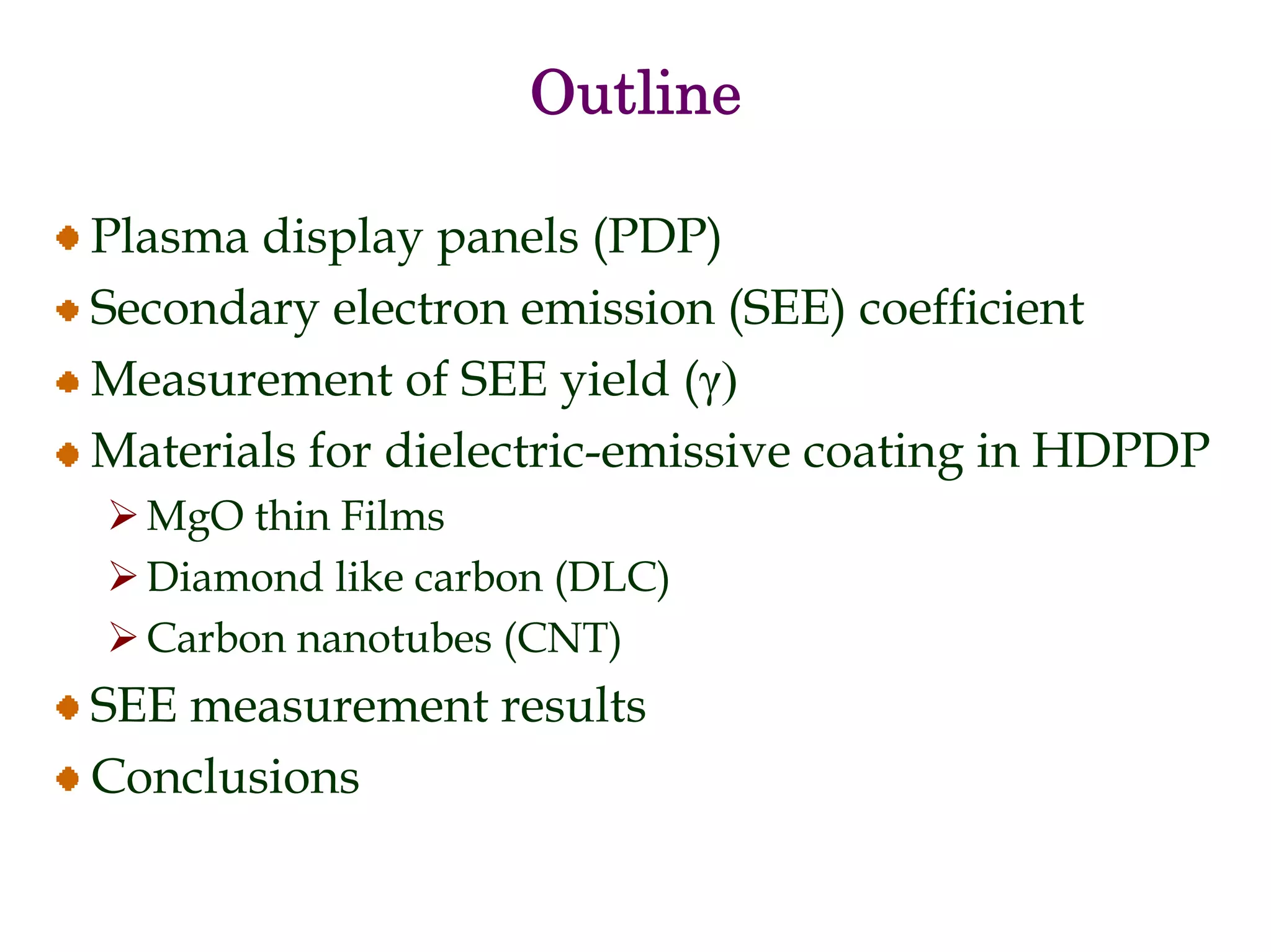 Development Of Emissive Layers For High Definition Plasma Displays