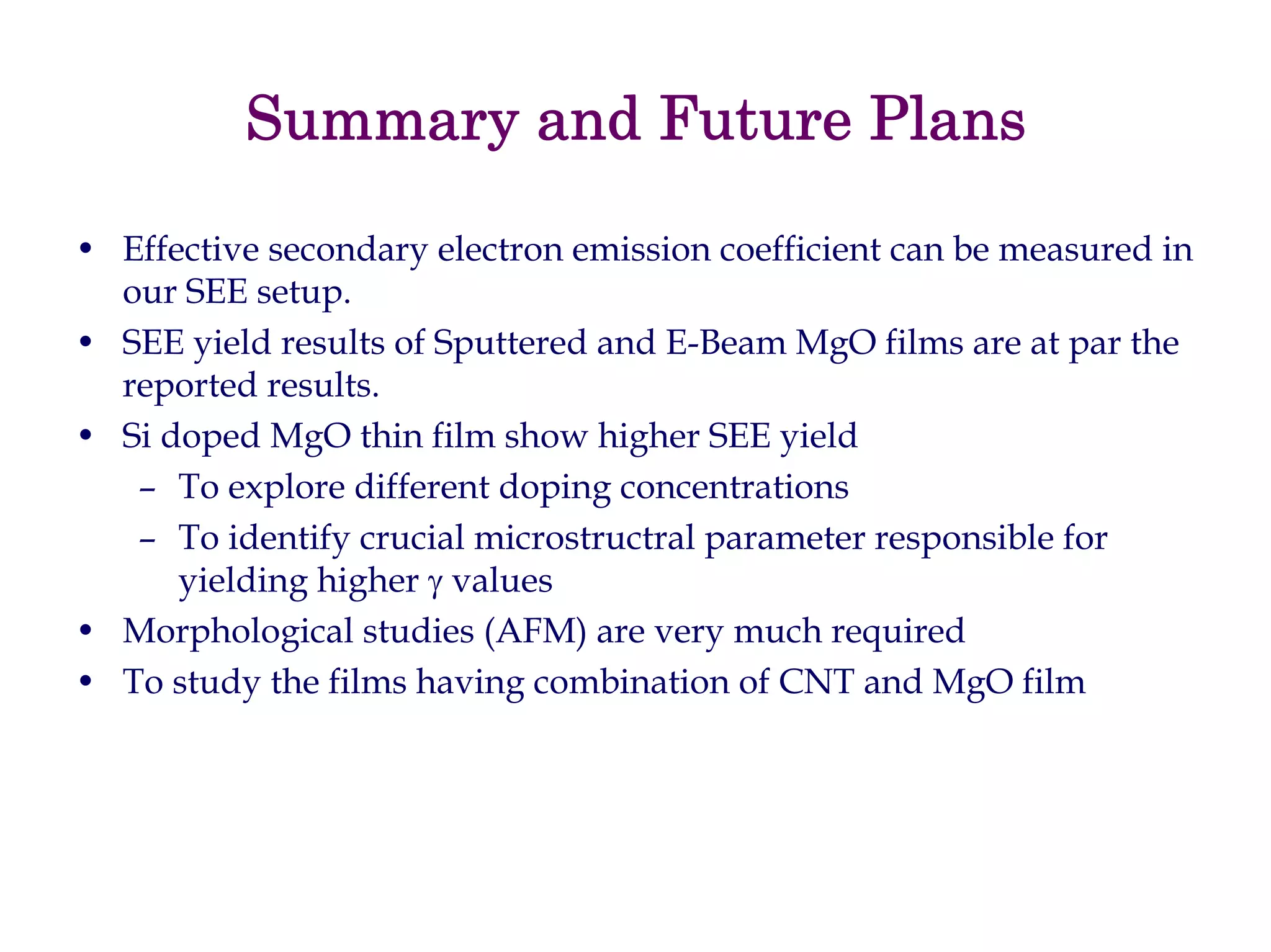 Development Of Emissive Layers For High Definition Plasma Displays