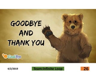 4/2/2019 Team:Infinite Loop 26
 