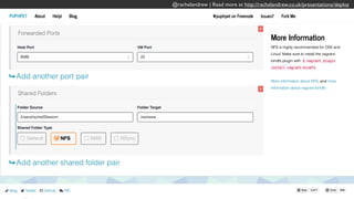 @rachelandrew | Read more at http://rachelandrew.co.uk/presentations/deploy
Shared Folders
 