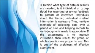 DEVELOPMENT Of Affective Assessment Tools | PPTX