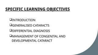 Opthalmology Developmental Cataract.pptx