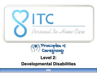 Level 2:
Developmental Disabilities
           ITC
 
