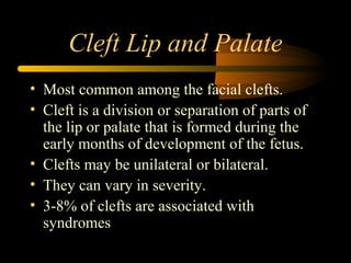 Developmental disorders of orofacial structures dental oral pathology | PPT