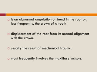 Developmental disturbances of tooth morpology | PDF