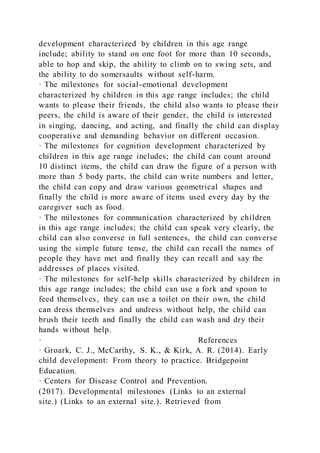 Developmental Domains Piece by Piece [WLO 2] [CLO 1]One of t | DOCX