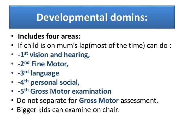 Developmental Milestones In Children For Undergraduates