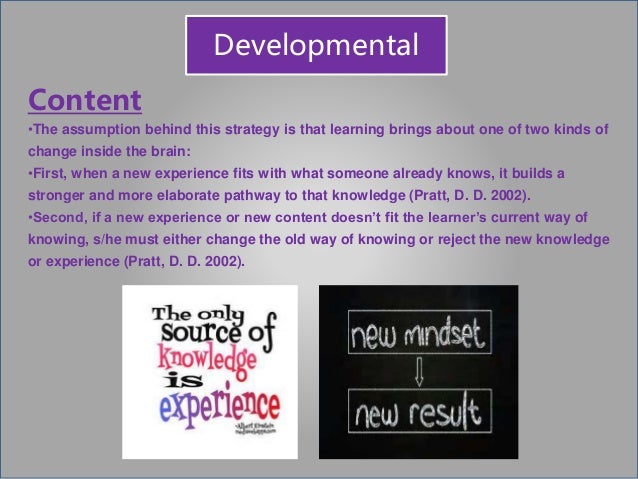 Developmental perspective presentation