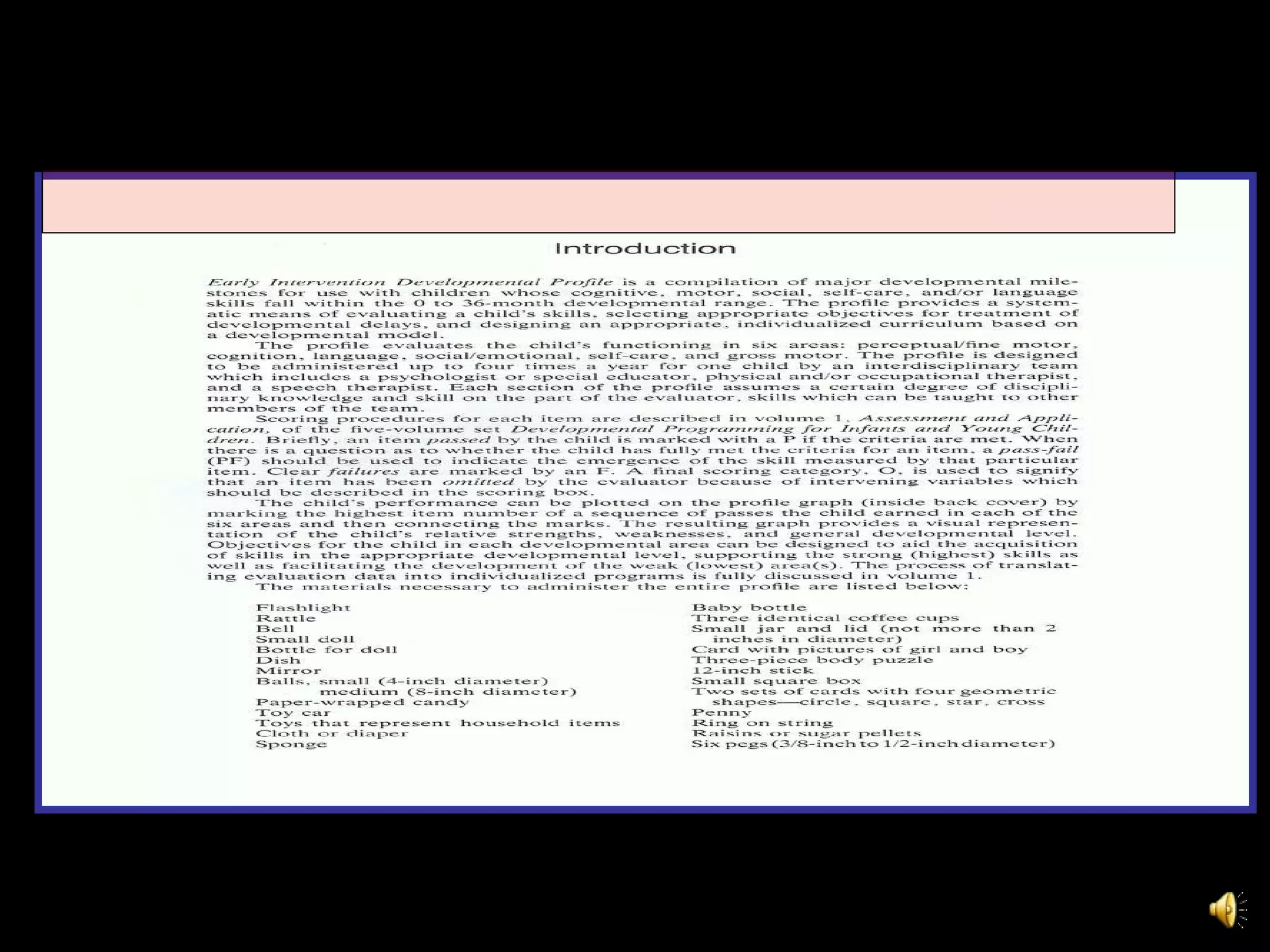 Developmental Programming For Infants And Young Children | PPT