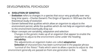 Comprehensive Developmental Psychology Notes PDF – Stages of Human ...